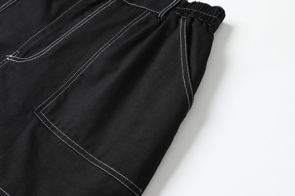 Olena Plus Size Black Shorts