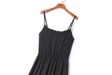 Isley Plus Size Black Midi Dress