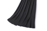 Isley Plus Size Black Midi Dress