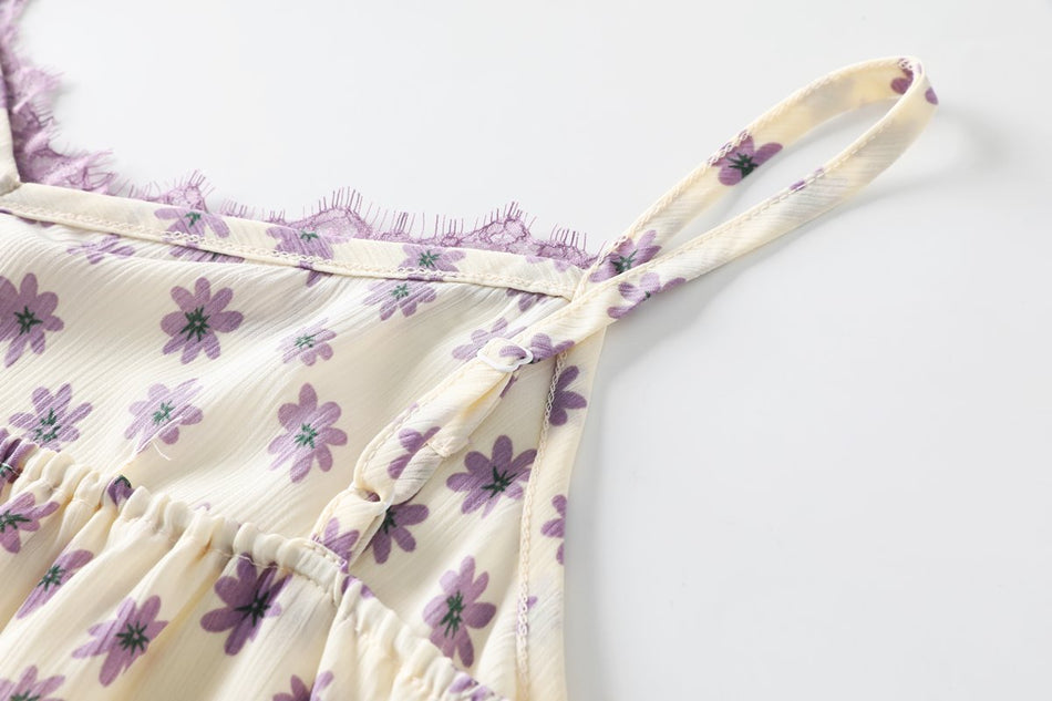 Gracelyn Plus Size Floral Lingerie Slip Dress