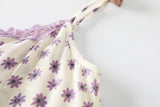Gracelyn Plus Size Floral Lingerie Slip Dress