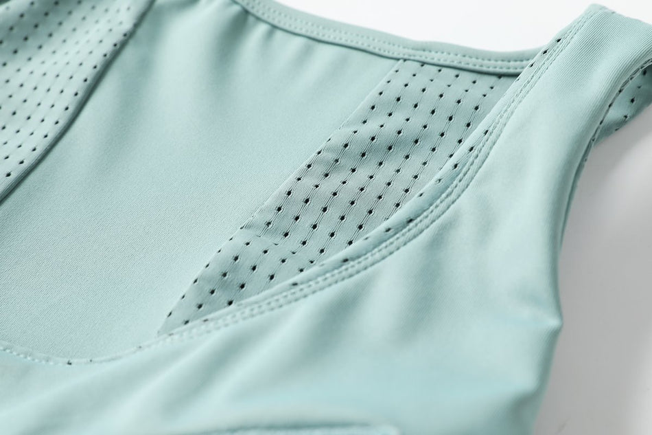 Ocean Plus Size High Impact Racerback Sports Bra