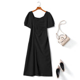 Plus Size Square Neck Dress