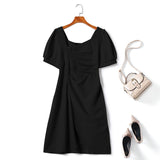 Plus Size Square Neck Dress