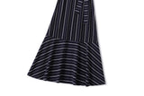 Faeth Plus Size Stripes Maxi Dress