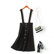 plus size suspender skirt