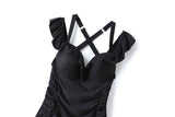 Fionne Plus Size Off The Shoulder Underwire Swimsuit