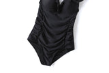Fionne Plus Size Off The Shoulder Underwire Swimsuit