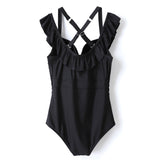 Fionne Plus Size Off The Shoulder Underwire Swimsuit