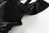 Fionne Plus Size Off The Shoulder Underwire Swimsuit