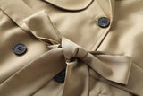 Warner Plus Size Windbreaker Trench Coat