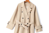 Sherlyn Plus Size Trench Coat