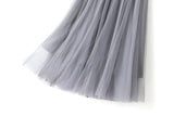 Bernette Plus Size Tulle Midi Skirt