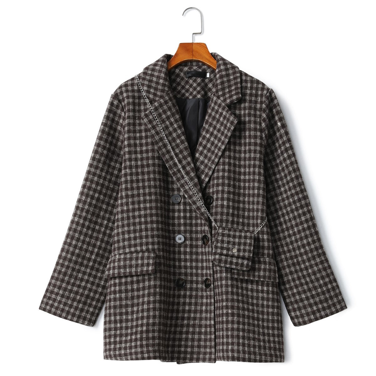 Palmer Plus Size Tweed Blazer with Mini Bag– Hello Curve
