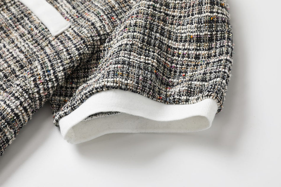 Vanessa Plus Size Tweed Shift Dress