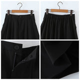 Plus Size Umbrella Midi Skirt