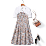 Plus Size Vintage Floral Dress