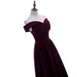 Plus Size Vintage Velvet Evening Dress