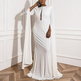 Plus Size White Gown