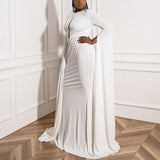 Plus Size White Gown