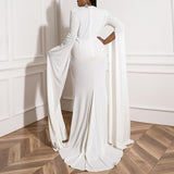 Plus Size White Gown