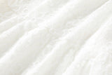 Isabel Plus Size Cheongsam White Lace Dress