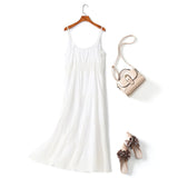 Gwyn Plus Size White Lace Maxi Dress