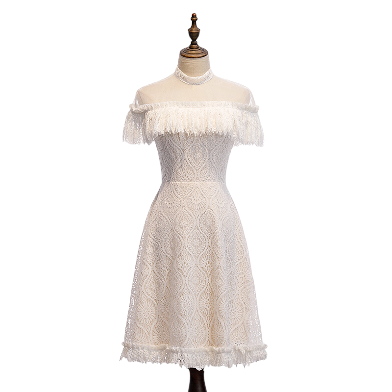 Plus Size White Lace Party Dress– Hello Curve