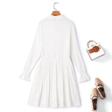 Peyton Plus Size White Shirt Dress