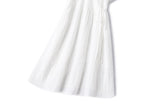 Plus Size White Wrap Dress