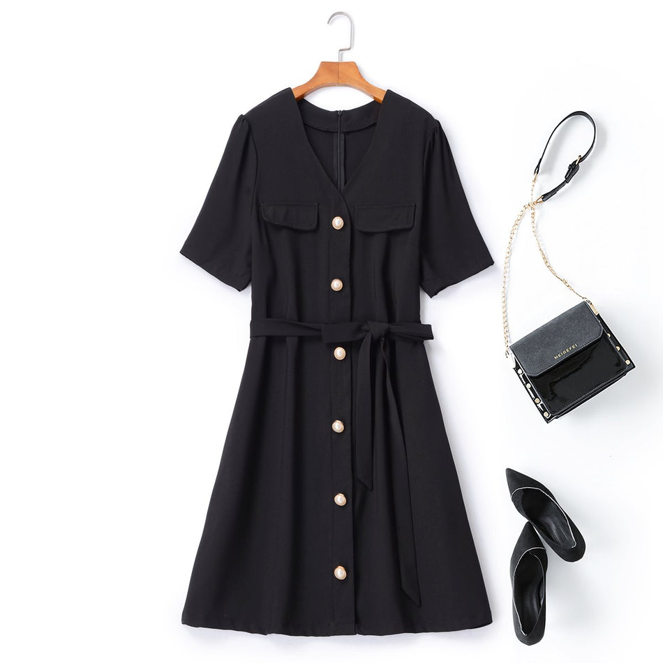 London Plus Size Work Dress