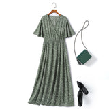 Plus Size Wrap Maxi Dress