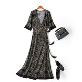plus size wrap maxi dress