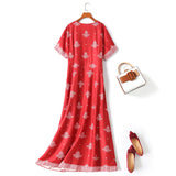Plus Size Maxi Dress - back view
