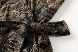 Ethelinde Plus Size Wrap Maxi Dress