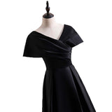 Plus Size Wrap Off Shoulder Evening Dress