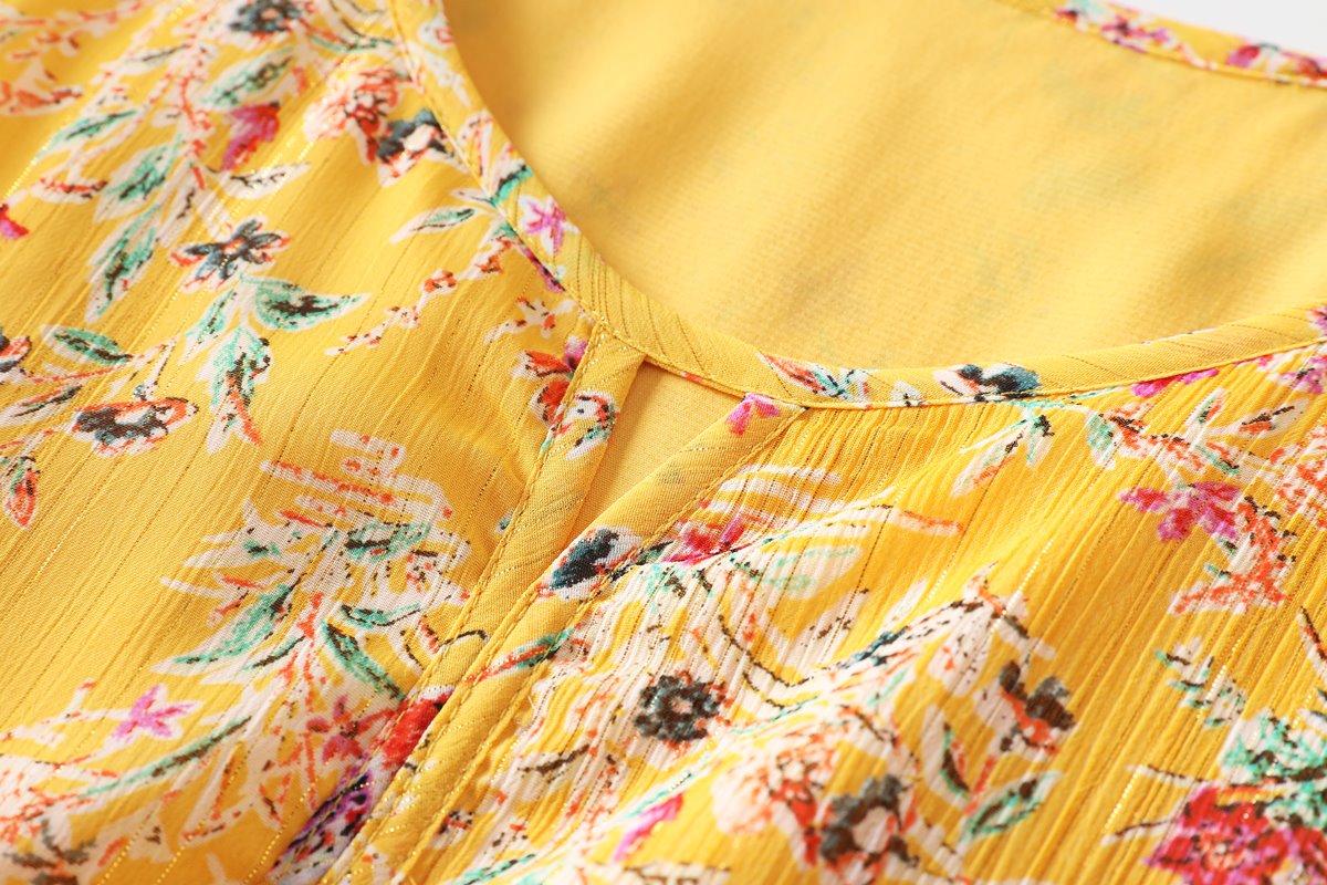 Edith Plus Size Yellow Butterfly Midi Dress– Hello Curve