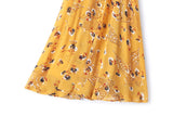 Evie Plus Size Yellow Midi Dress