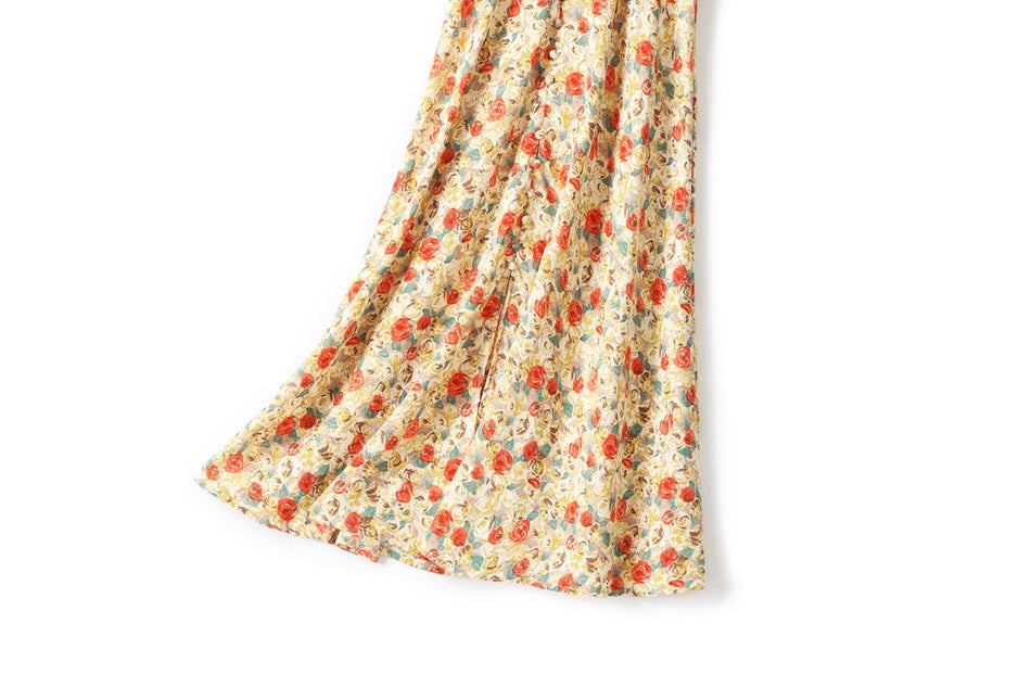 Bianca Plus Size Vintage Floral Midi Dress
