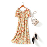 plus size floral midi dress