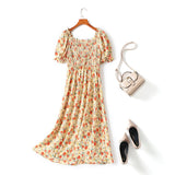 Bianca Plus Size Vintage Floral Midi Dress
