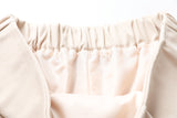 Luna Plus Size Gold Stars Embroidery Woolen Mini Skirt (Cream, Black)