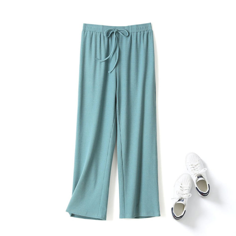 Pearly Plus Size Wide Leg Culottes Long Pants (Black, Green, Beige, Da–  Hello Curve