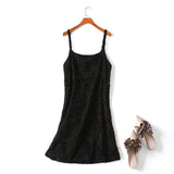 Brianna Plus Size Feathers Camisole Dress